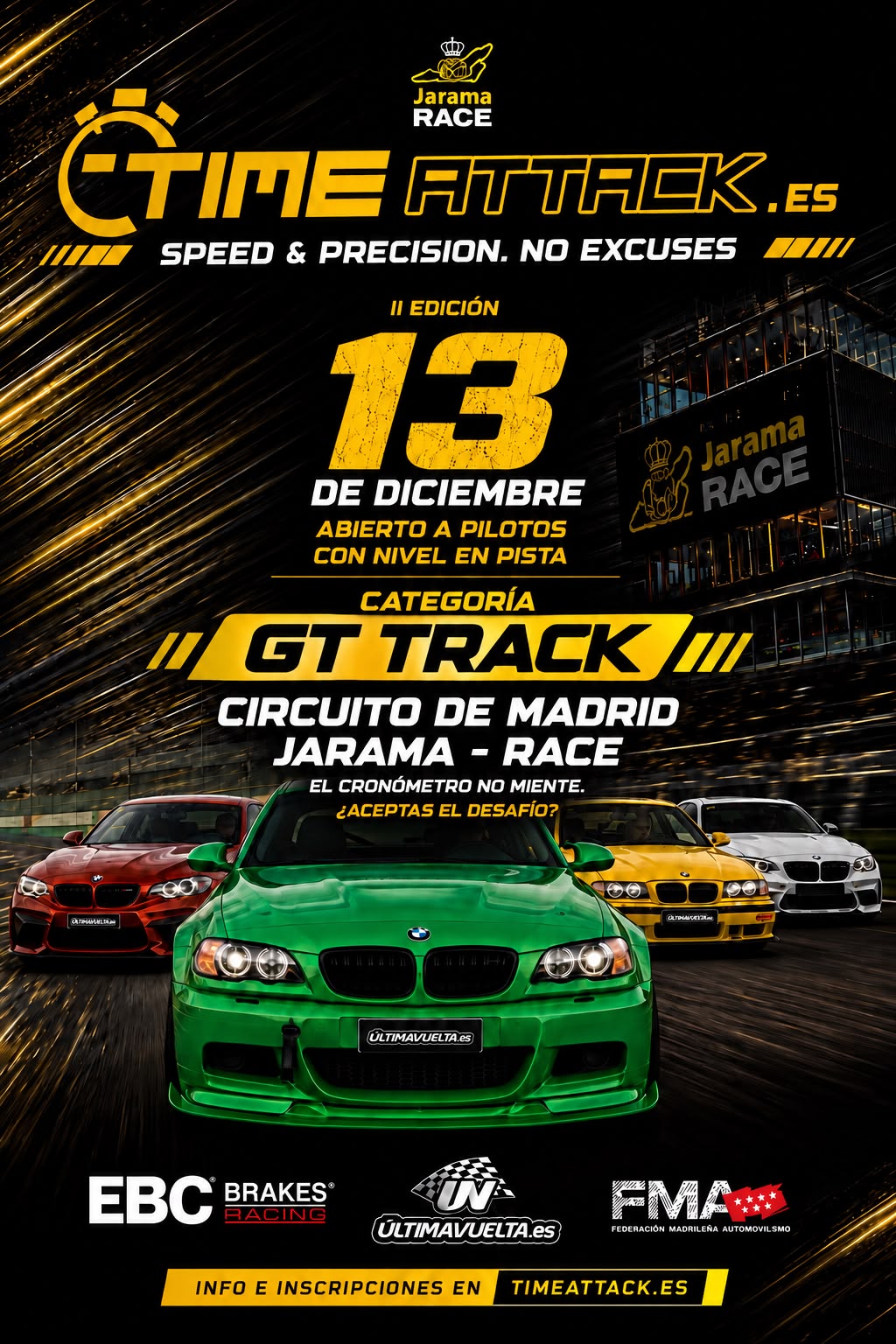 Time Attack 13 de Diciembre categoria gt track
